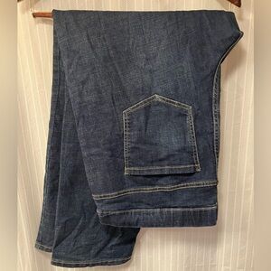 🩵 Time and Tru 🩵 Dark women's Blue Mid-Rise Straight Jeans size 20 2XL